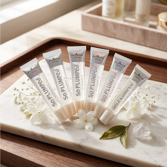 Italia Deluxe Other - Italia Deluxe So Plumped Vitamin E Lip Glaze: Set of 6
